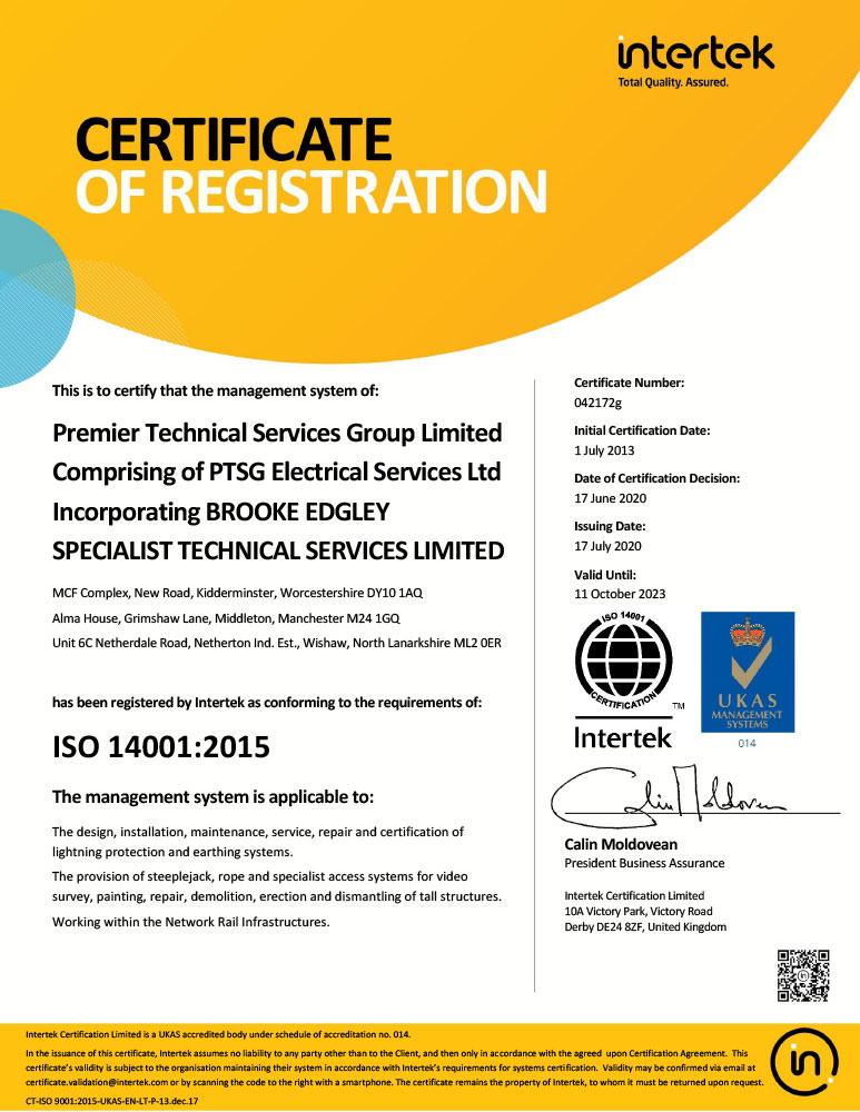 Intertek ISO 140012015 Best